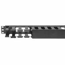 Organizador De Cables Horizontal Intellinet, 1u, 19pulg, Rj45, Plastico, Negro