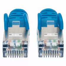 Patchcord Intellinet Cat6a, 7.5 M, S/ftp (s-stp), Azul