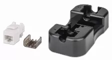 Jack Keystone Intellinet Cat 6a, Blanco Con Negro