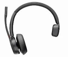 Diadema Poly Hp 77y91aa Voyager 4310 Uc/ Version Microsoft Teams Inalambrica Bluetooth Monoaural Dongle Usb-aalcance De 50m Hasta 24 H De Conversacion Conexion Hasta 2 Dispositivos