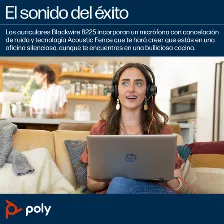 Audífonos Hp Poly Diadema, Alámbrico, Usb, Negro