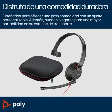 Audífonos Hp Poly Diadema, Alámbrico, 3.5 Mm, Usb, Negro