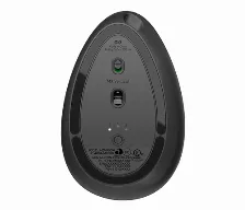 Mouse Ergonomico Logitech Optico, 4 Botones, 4000 Dpi, Rf Inalambrico + Bluetooth, 10 M, Grafito