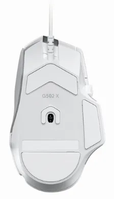 Mouse Optico Gaming Logitech G502 X, 13 Botones Programables, 25600 Dpi, Interruptores Lightforce, Sensor Hero, Blanco