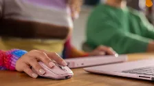 Mouse Logitech Mx Anywhere 3s Laser, 6 Botones, 8000 Dpi, Inalambrico + Bluetooth, Bateria Integrada, Rosa