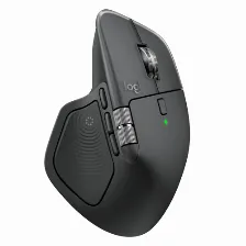 Mouse Logitech Mx Master 4 Laser, 8 Botones, 8000 Dpi, Rf Inalámbrico + Bluetooth, 10 M, Grafito