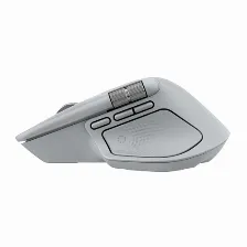Mouse Logitech Mx Master 4 Laser, 8 Botones, 8000 Dpi, Rf Inalámbrico + Bluetooth, 10 M, Gris