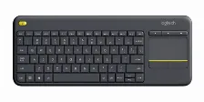 Teclado Inalambrico Logitech K400 Plus, Touchpad, Teclas Multimedia, Negro, Rf Unify