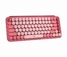 Teclado Logitech Pop Keys Inglés, Inalámbrico, Bluetooth, Interruptor Mecánico, Negro, Gris, Amarillo