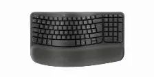 Teclado Inalambrico Logitech Wave Keys, Inalambrico, Bluetooth, Espanol, Grafito