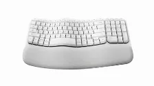 Teclado Logitech Wave Keys, Inalambrico, Bluetooth, Color Blanco
