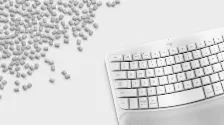 Teclado Logitech Wave Keys, Inalambrico, Bluetooth, Color Blanco