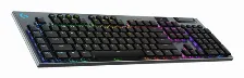 Teclado Logitech G G915 X Lightspeed Inglés, Inalámbrico Y Alámbrico, Rf Inalámbrico + Bluetooth, Interruptor Mecánico, Led, Negro