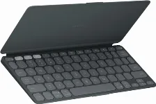 Teclado Logitech Inalambrico Keys To Go 2, 75%, Bluetooth, Ipad, Iphone, Windows, Android, Gris