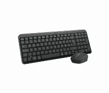 Kit De Teclado Y Mouse Bluetooth Logitech Mk250 Compact, Gris