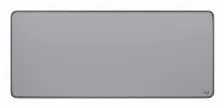 Mousepad Logitech Desk Mat Studio Series, 70cm X 30cm, Base De Goma Antideslizante, Repelente A Salpicaduras, Color Gris