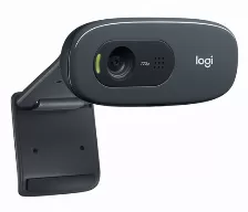 Camara Web Logitech C270, Resolucion 1280x720 Pixeles, Microfono, Usb 2.0, Color Negro