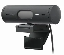 Camara Web Logitech Brio 500 4mp, Resolucion 1920 X 1080 Pixeles, Velocidad 60 Fps, Full Hd, Microfono, Usb-c, Color Grafito