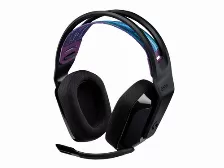 Diadema Inalambrica Logitech G535 Lightspeed, Microfono, Bateria Recargable, Almohadillas Espuma 40mm, Color Negro