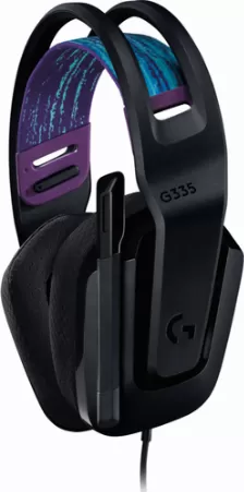 Diadema Logitech Gamer G335, Alambrico, 3.5mm, Para Pc, Xbox, Ps4, Nintendo Switch, Negro