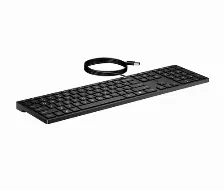 Teclado Hp 320k, Alambrico, Usb, Negro