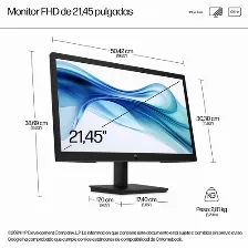 Monitor Hp Lcd, 21.45