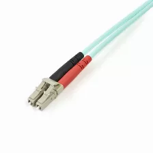 Cable Startech.com 2 M, Fibra Om3, Lc, Lc, 100 Gbit/s, Turquesa