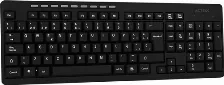 Teclado Acteck Ti215 Inalambrico, Multimedia, Usb, Negro
