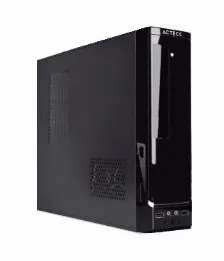 Gabinete Slim Acteck Atom Gs240 Mini-tower, Micro Atx, Mini-itx, Fuente 450w, Negro