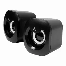 Bocinas Acteck As215, Alambricas, 3.5mm, Rms 3w, Usb, Negro