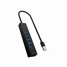 Hub Acteck 7 En 1, Usb A Usb-a 3.1, 5 Gbit/s, Negro