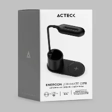 Cargador Acteck Energon Lumimate Ci711 Smartphone, Interior, 1usb-c, 15 W, Negro