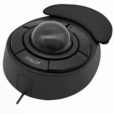 Mouse Ergonomico Acteck Virtous Art X Mi787, Alambrico, 1600 Dpi, Con Reposa Munecas, Negro