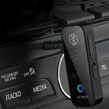 Receptor Acteck Bluetooth 5.1, 3.5 Mm, Negro