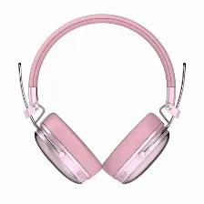 Audífonos Acteck Ac-940900 Diadema, Inalámbrico, Usb, Bluetooth, Rosa