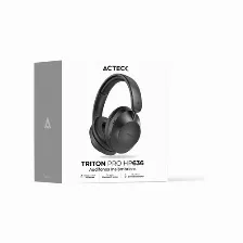 Audifonos Acteck Triton Pro Hp636 Diadema, Inalambrico / Alambrico, 3.5 Mm, Usb, Bluetooth, Negro