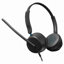 Audifonos Alambricos Acteck Active Pro Hc565, Usb, Negro