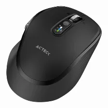 Mouse Inalambrico Acteck Virtuos Pro Ultra Mi777, 4800 Dpi, Bluetooth, Usb-c, Negro