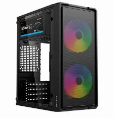 Gabinete Acteck Ac-943772 Mini Tower, Psu 500 W, Psu Si, Vent. 2x 120 Mm, Negro