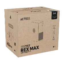 Gabinete Acteck Rex Max Gm757, Media-torre, Soporta Atx/m-atx/mini-itx, Negro