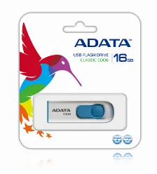 Memoria Usb Adata 16gb Classic C008 Azul/blanco