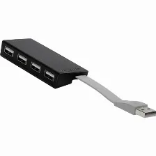 Hub Usb Targus, 4 Puertos, Usb2.0, Compatible Win Y Mac, Negro