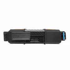 Disco Duro Externo Adata Hd710 Pro, 5tb, Usb 3.1, Negro, A Prueba De Agua, Polvo Y Golpes