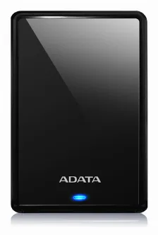 Disco Duro Externo Adata Ahv620s Slim, 1tb, 2.5 Pulg, Usb 3.1, Color Negro