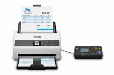 Escaner Epson Workforce B11b251201 Resolución 600 X 600 Dpi, Escáner A Color, Usb, Gris, Blanco