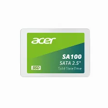 Ssd Acer Sa100 480gb, 2.5 Pulgadas, Serial Ata Iii 6 Gbit/s, Lectura 560 Mb/s, Escritura 500 Mb/s