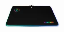 Mousepad Gamer Balam Rush Heimdall Spectrum Luz Rgb, Control Rgb Carga Inalambrica Negro