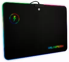 Mousepad Gamer Balam Rush Heimdall Spectrum Luz Rgb, Control Rgb Carga Inalambrica Negro