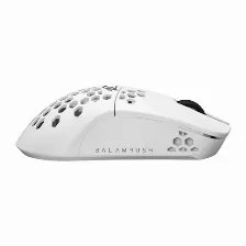 Mouse Balam Rush Br-936866 óptico, 7 Botones, 10000 Dpi, Rf Inalámbrico + Bluetooth, Blanco