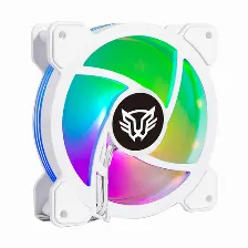 Ventilador Balam Rush Eolox Blaze Ex50w Tamaño 12 Cm, 1500 Rpm Max, Led Azul, Verde, Rojo, 1 Pieza(s), Material Plástico, Color Blanco